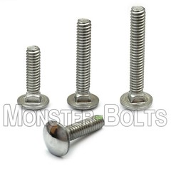 1/4-20 Stainless Steel Carriage Bolts, Square Neck, A2 / 18-8, aka Shaker Screen