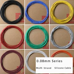 30awg-2awg Chose Colors UL Multi-Strand Silicone Flexible Soft Cable 0.08mm Wire