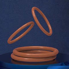 Metric Vitons Rubber FKM O Ring Seals 2mm Cross Section 1mm-196mm ID Brown oring