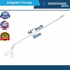 Hartman Alligator Crocodile Forceps 14” Serrated German Stainless Steel
