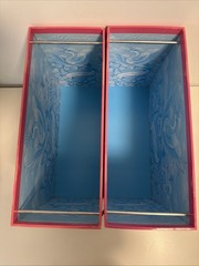 2x – Ed Hardy Lisa Frank Love Kills Slowly Peacock Design Hanging File Box RARE