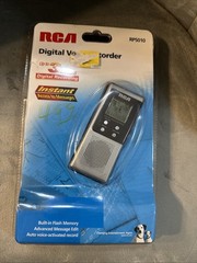 RCA RP5010 3 Hour Handheld Digital Voice Recorder Flash Memory NEW SEALED!