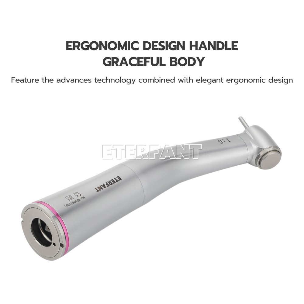 NSK Style Dental 1:1/1:5/20:1 Fiber Optic LED Increasing Contra Angle Handpiece