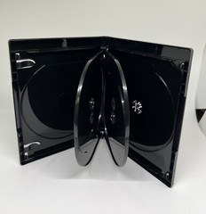 5 PCS NEW 15mm 4K ULTRA HD BLACK 5-DISC CASE, BOOKLET CLIPS, PS5-15MM UHD