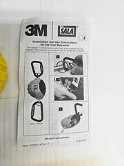 3M Dbi-Sala Tool Lanyard Retractable 1500156 Weight Capacity 5 lb. (2.3 kg)