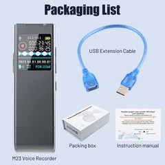 16/32/64GB Digital Voice Recorder USB Recording Device Dictaphone MP3 Player New