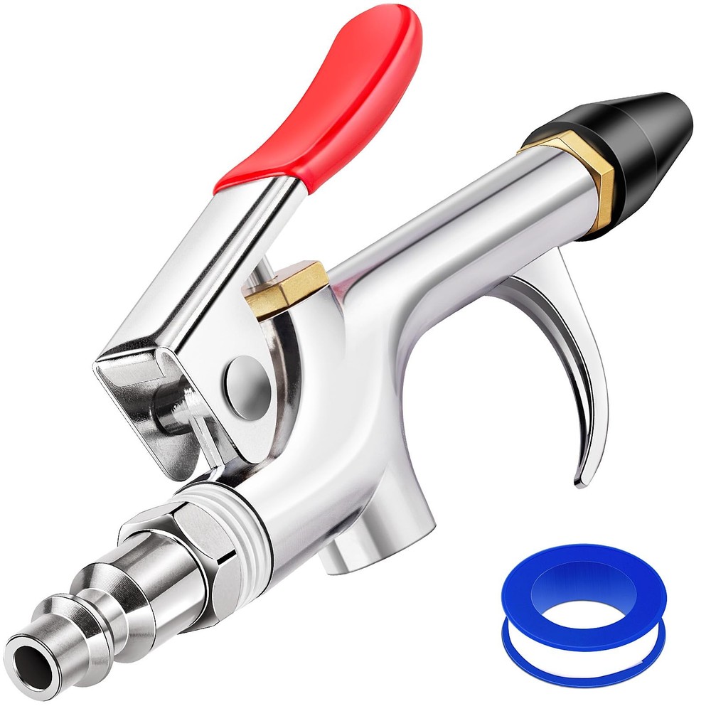 4Pcs Air Blow Gun Kit, 2-Way Connection Nozzle with 1/4 IN…