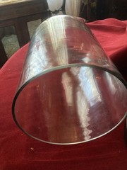 Victorian style large glass display dome made in France.