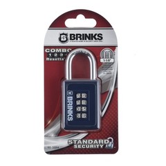 Brinks Zinc Diecast 40mm Combination Sport Padlock with 1 3/16in Shackle