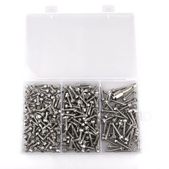 250Pcs Steel Self Drilling Tapping Screws-Hex-Washer Head Sheet Metal Assortment