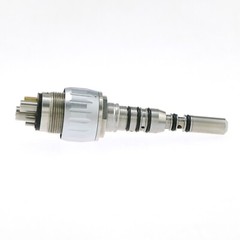 US BEING NSK KAVO Fit Dental LED Fiber Optic High Speed Coupling Adapter 4/6Hole