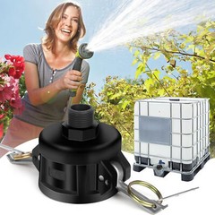 330 Gallon IBC Tote Water Tank Adapter 2″ to 3/4″ Cam Lock Garden Hose Coupling