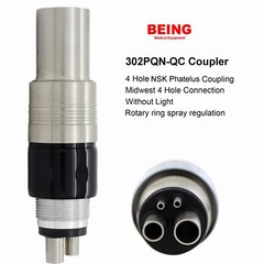 COXO Dental High Speed Handpiece 4 Hole Small Mini Head Turbine Fit NSK Coupler