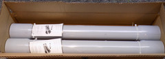 New in box! Kraloy 077980 EPR35 2″ x 24″ long PVC Conduit Repair Kit – 2 per box