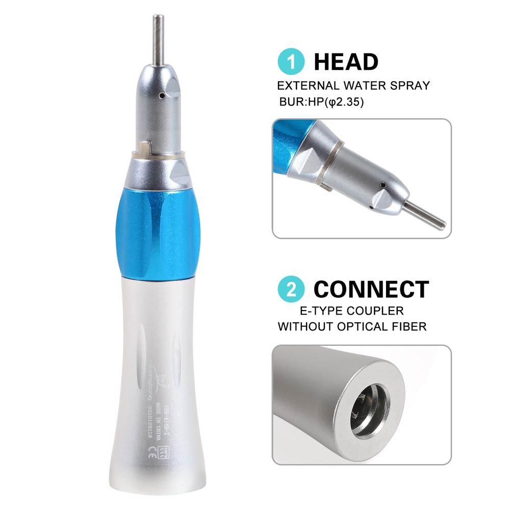 Dental 1:5 Fiber Optic LED Contra Angle /1:1 Straight Nosecone Handpiece Dr