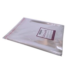 100-Count 10×13″ Clear Cellophane Bags Resealable Self-Sealing for Clothes
