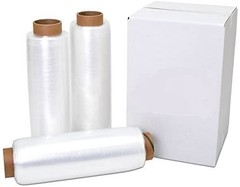18″ x1500′ 80 Gauge 8 Roll Pallet Wrap Stretch Film Hand Shrink Wrap 1500FT