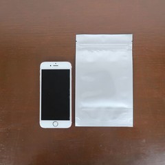 New Heavy Duty Silver Stand Up Mylar QuickQlick™ Resealable Bags Different Sizes