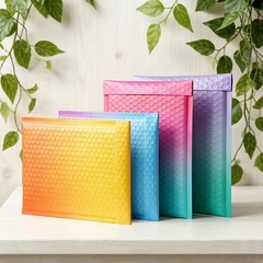 Dual Colors #0 6.5×10 Padded Bubble Envelopes Usable Size 6.5″ x 9″ Self Sealing