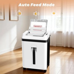 QUIETLEMON 150-Sheet Auto Feed Paper Shredder Micro Cut P-5 For Office Home US