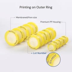 100 Pack PES Filter Lab Filters 0.22μm Pore Size 13mm Diameter Hydrophilic Fi…