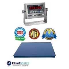 Refurbished Industrial Platform 48” x 48” Floor scale for warehouse 5000 lbs