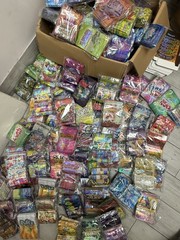 3.5g Mylar Bags ZA with Design Packs Smell Proof Packaging 50pk