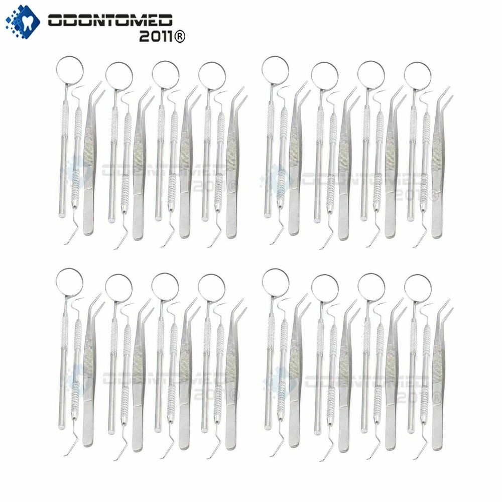 45 Instruments Basic Dental Set Mirror Explorer College plier Economy GERMAN