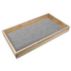 Natural Wood Full Size Jewelry Display Tray 14.75″ x 8.25″ x 1.5″