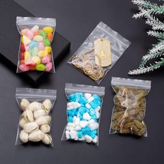 Mini Resealable Plastic Storage Bags Assorted Zip Baggies