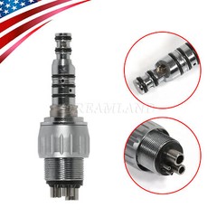 Dental LED Quick Coupler 4/6 Hole fit Kavo Multiflex LUX Fiber Optic Handpiece