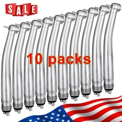 10* WBRWP Dental High Speed Handpiece Push Turbine 4 Holes Fit NSK Pana Max