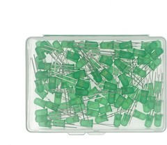 5mm Green LED Diode Lights DC 2V 3V 20mA Emitting Diodes