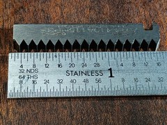 Advent Thread Mill ATM-410A115NPSC 11.5 Pitch NPS Carbide Insert 60° Flank 20° C