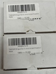 60 – TRADESAFE Safety OUT OF SERVICE Tags Zip Ties Included *