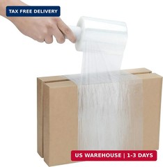 PSBM Mini Stretch Wrap with Extended Core Handles, 12 Rolls 5 Inch x 1000 Feet 8
