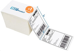 4×6 Thermal Fold Shipping Labels, Pack of 500, with Nelko, JADENS, ASprink, P…