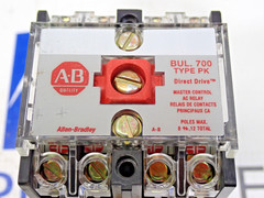 Allen Bradley 700-PK400A1 Direct Drive Control Relay Ser D Type PK 115/120V-60Hz