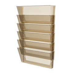 LegalSize Wall Pocket – Snap & Stack Plastic File Organizer, Mounting Hardwar…