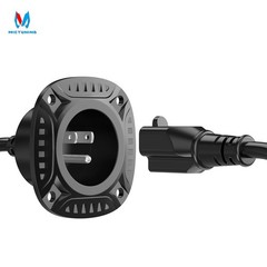 20Amp 125V AC Port Plug 12AWG RV Shore Power Inlet 20″ Extension T-Plug Adapter