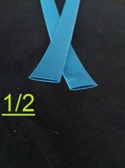 1/2 ” 12.7mm ASSORTED *12* COLORS 2:1 heat shrink tubing polyolefin (6′ FOOT)