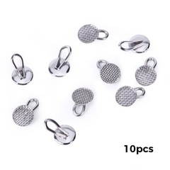 AZDENT Dental Orthodontic Lingual Buttons Bondable Round /Rectangular Base