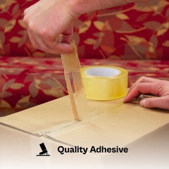 Clear Carton Sealing Packing Tape 36 Rolls 2 in x 110 Yards 300 ft
