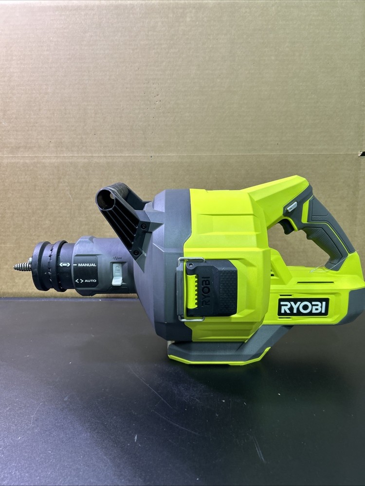 Ryobi PCL457B Cordless Drain Auger with 35 ft Cable,W11