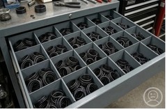 E70219 O-Ring EPDM 70A EPDM Rubber Seals (Pack of 25)