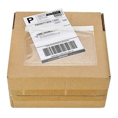 5.5”x7.5” Clear Packing List Envelope Adhesive Shipping Document Label Pouches
