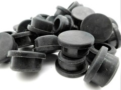 Silicone Rubber Stopper Plug Push In Compression Stem 12 Sizes 15 per Package