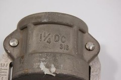 Lot of 2 Ever-Tite 1-1/4″ Cam Lock DC 316 Steel Dust end Cap Camlock