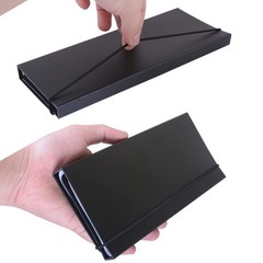 BEKAclub 2Pack Foldable Nurse Clipboard – Black Plastic Medical Clipboard wit…