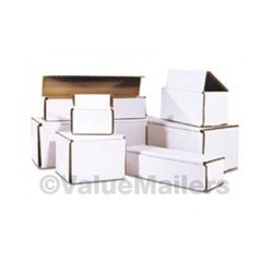 150 – 6 x 4 x 3 White Corrugated Shipping Mailer Packing Box Boxes 6 x 4 x 3